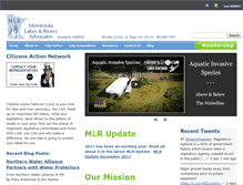 Tablet Screenshot of mnlakesandrivers.org